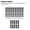 100pcs Car Trim Clip Set PP Push Rivets for Toyota Lexus Bumper Fender Repair