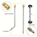 High Pressure Washer Surface Cleaner Attachment For Floor Car Chassis Cleaning
