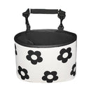 Hanging Backseat Storage Organiser Box for Car Rubbish and Essentials - Flower