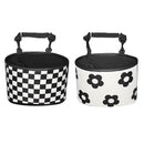 Hanging Backseat Storage Organiser Box for Car Rubbish and Essentials - Flower
