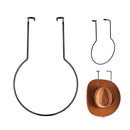 Suspension Car Hat Rack Metal Hard Hat Holder Cowboy Hat Rack Backrest
