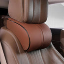 Car Headrest Neck Pillow for Comfortable Travel Support Memory Foam Car Pillow - Red