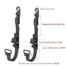 2pcs Car Hooks Seat Back Hooks Multifunctional Vehicle Storage Organizer Hanger