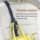 2pcs Car Hooks Seat Back Hooks Multifunctional Vehicle Storage Organizer Hanger