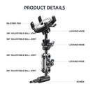 Land Cruiser Compatible A-Pillar Handle Car Phone Mount Adjustable Sturdy