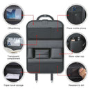 Backrest Storage Organizer Bag with Foldable Table for Vehicle Travel and Daily Use