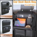 Backrest Storage Organizer Bag with Foldable Table for Vehicle Travel and Daily Use