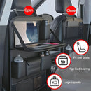 Backrest Storage Organizer Bag with Foldable Table for Vehicle Travel and Daily Use