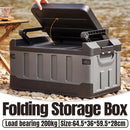 Folding Storage Box Large Capacity Organizer Collapsible Container for Home Use