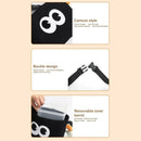 2in1 Car Wastebasket and Tissue Box Multifunctional Car Storage Bucket Organizer - Black