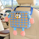 Car Wastebasket Seatback Hanging Storage Bin for Car Trash and Organizing - Pink