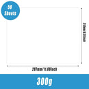Premium A4 Card Stock 50PCS All Wood White Cardstock Paper for Printing Art
