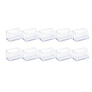 10 X Clear PMMA Business Card Holders for Desktop Display - 10PCS