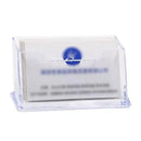 10 X Clear PMMA Business Card Holders for Desktop Display - 10PCS