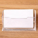 10 X Clear PMMA Business Card Holders for Desktop Display - 10PCS