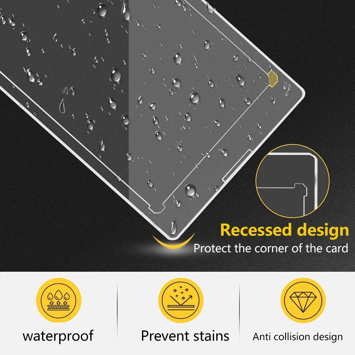 Magnetic Card Sleeve Protector UV Protection Anti Scratch for Cards