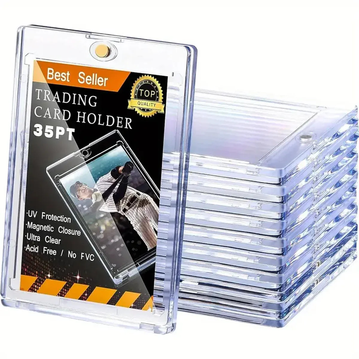 Magnetic Card Sleeve Protector UV Protection Anti Scratch for Cards