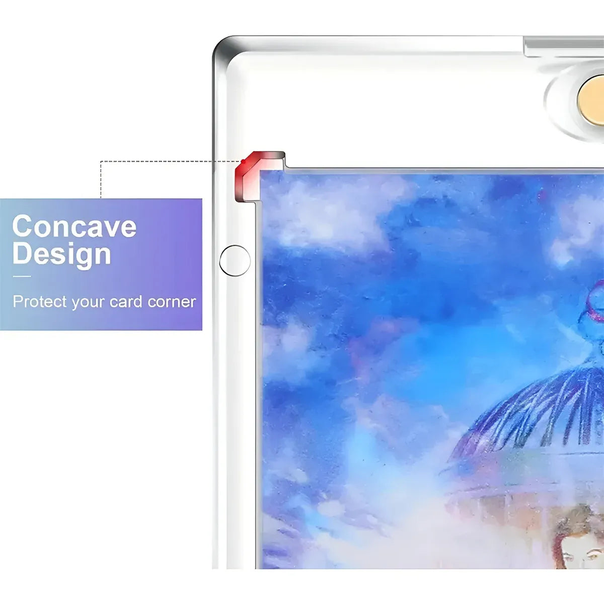 Magnetic Card Sleeve Protector UV Protection Anti Scratch for Cards