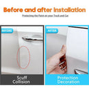 Car Door Sill Protector Edge Sticker Carbon Fiber Rubber Diy Guard Bumper Strip