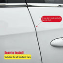 Car Door Sill Protector Edge Sticker Carbon Fiber Rubber Diy Guard Bumper Strip