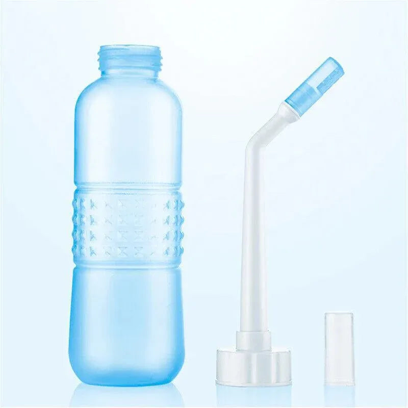 560Ml Hygiene Care Washer Water Travel Bidet Sprayer Peri Portable Bottle Shower - Blue