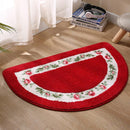 Non Slip Entry Mat Indoor Outdoor Mat Washable Foot Mat Foyer Bedroom - Red