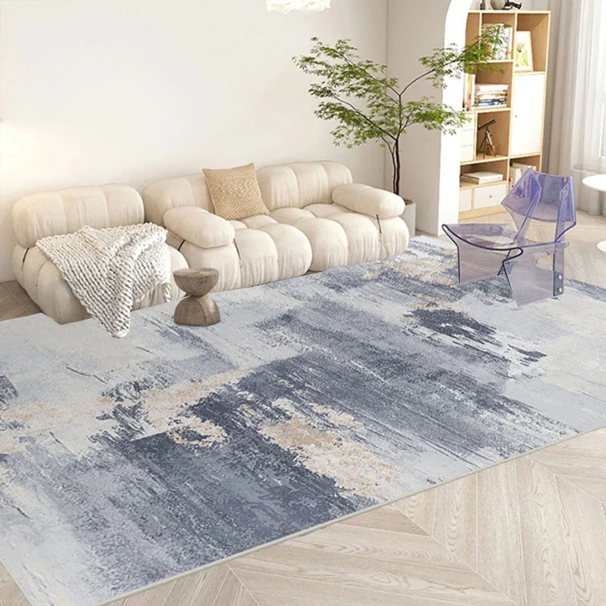 Living Room Carpet Anti Slip Soft Decorative Area Rug Home Floor Mat For Indoor