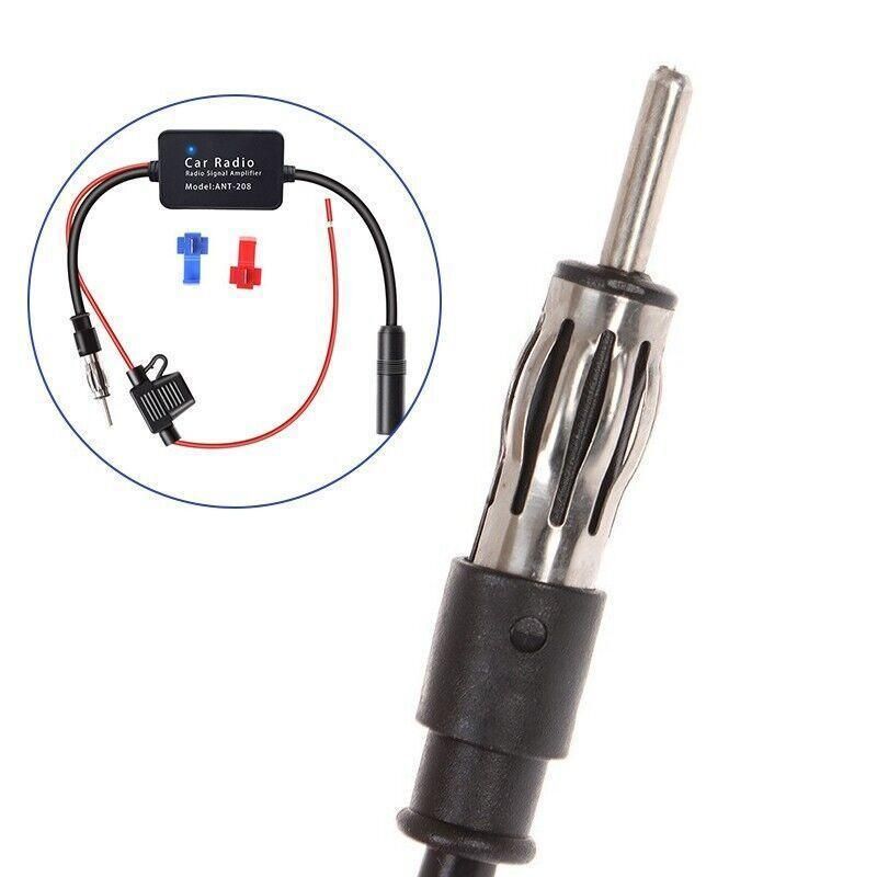 Car Hidden Aerial Radio Antenna Reception Booster Strengthen 25db 12V AU