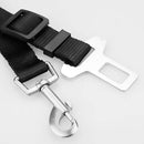 2X Adjustable Pet Travel Lead Clips with Car Buckle for Secure Restraint - Blue