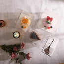 30x Transparent Disposable Cake Boxes with Handles Premium Quality Packagin - 30pcs-5inch-15*15*13cm