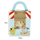 50x Assorted Color Muffin Cake Boxes with Clear Window & Handle High Quality - England style-50PCS