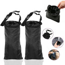 2PCS Car Back Seat Trash Bag Hanging Rubbish Bin Foldable Storage