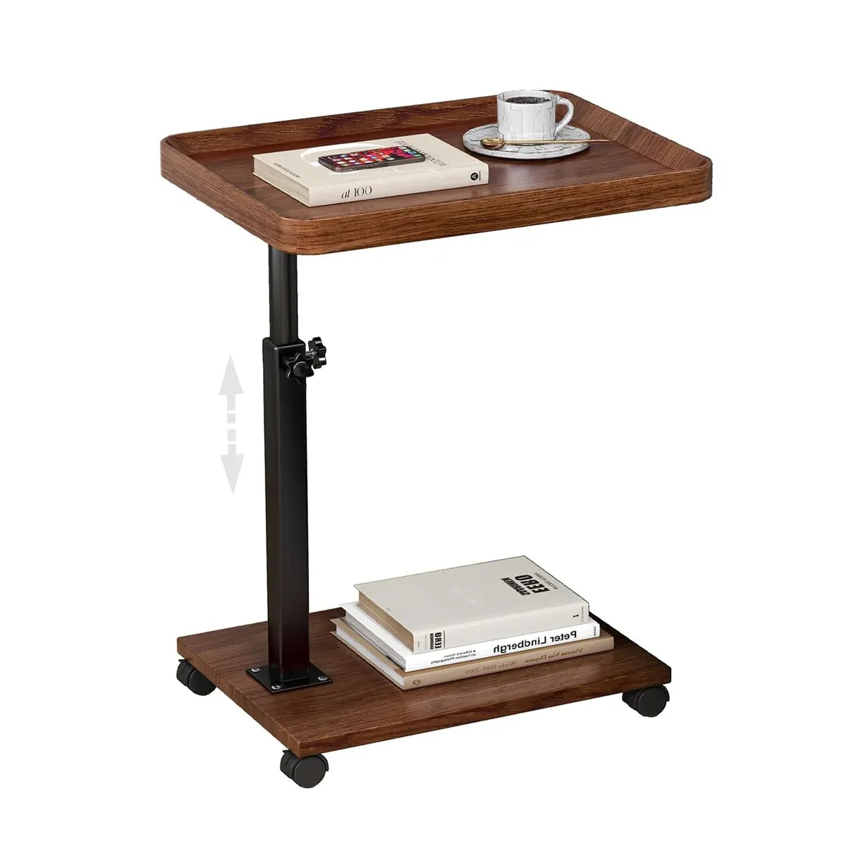 Trolley U-shaped Side Cabinet Multi-functional Luxury Mobile Bedside Table