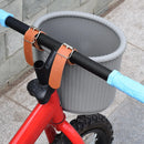Lightweight Woven Bike Basket Handlebar Storage for Small Bicycles