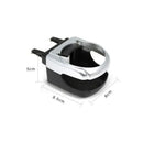 Silver Car Cup Holder Air Vent Mount Drink Can Holder Tray for Vehicle Dashboard
