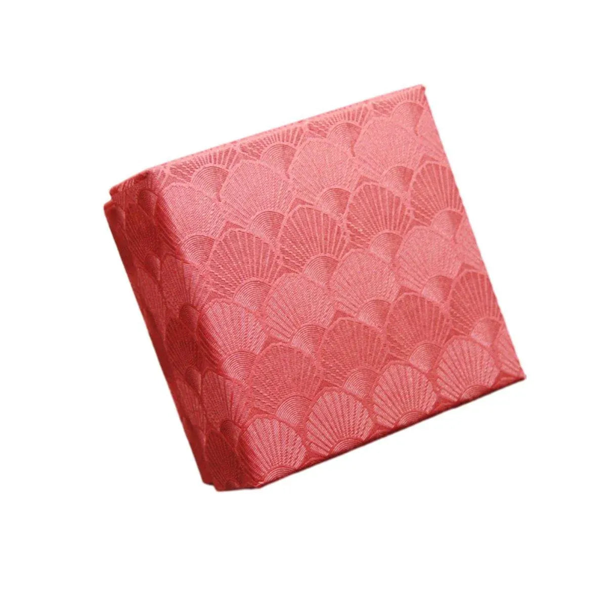 25X Jewelry Gift Boxes Shell Pattern 7.5CM Small GiftBox Empty Jewelry With Foam - Red