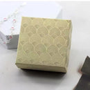 25X Jewelry Gift Boxes Shell Pattern 7.5CM Small GiftBox Empty Jewelry With Foam - Red