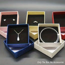 25X Jewelry Gift Boxes Shell Pattern 7.5CM Small GiftBox Empty Jewelry With Foam - Red