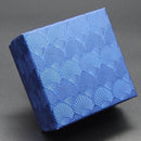 25X Jewelry Gift Boxes Shell Pattern 7.5CM Small GiftBox Empty Jewelry With Foam - Red