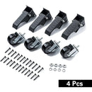 4pcs High Load Bearing Casters Worktable Mobile Casters Heavy Duty Wheel Roller