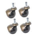 4PCS Office Chair Caster Wheels Furniture Pulley Wear Resistant Rollers Use
