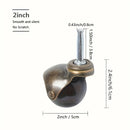 4PCS Office Chair Caster Wheels Furniture Pulley Wear Resistant Rollers Use