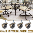 4PCS Office Chair Caster Wheels Furniture Pulley Wear Resistant Rollers Use