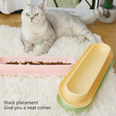 Extended Cat Bowl Pet Bowl Feeding Basin Drinking Water Cat Bowl for Cats - Pink