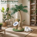 1-Piece Coconut-Style Cat Scratching Post, Green