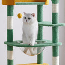 Cactus Shape Cat Tree Climbing Tower Scratching Board Nest for Kitten Play Rest