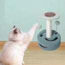 Cat Climbing Toy Small Jump Platform with Claw Scratching Board for Kittens Play - Pink