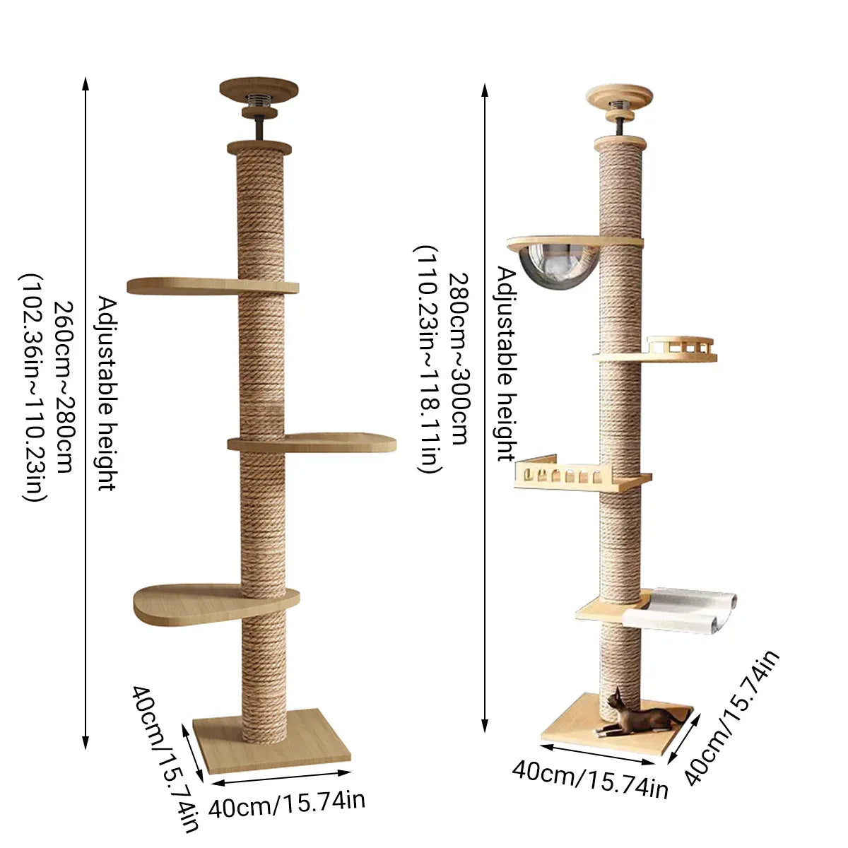 Cat Toy Cat Climbing Frame Floor Standing Multi Functional Cat Tree Pet Furniture - Simple Cat Tree