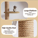 Cat Toy Cat Climbing Frame Floor Standing Multi Functional Cat Tree Pet Furniture - Cat Tree with Bowl