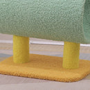 Climbing Frame Cat Scratching Post Jumping Platform Pet Toys for Cats and Kitten - Yellow